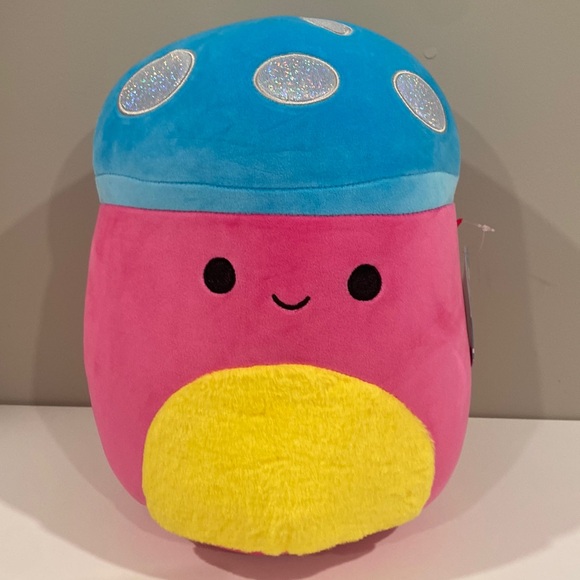 Squishmallows Other - Squishmallow Randall the Mushroom blacklight SDCC Exclusive 2023 NWT 12”